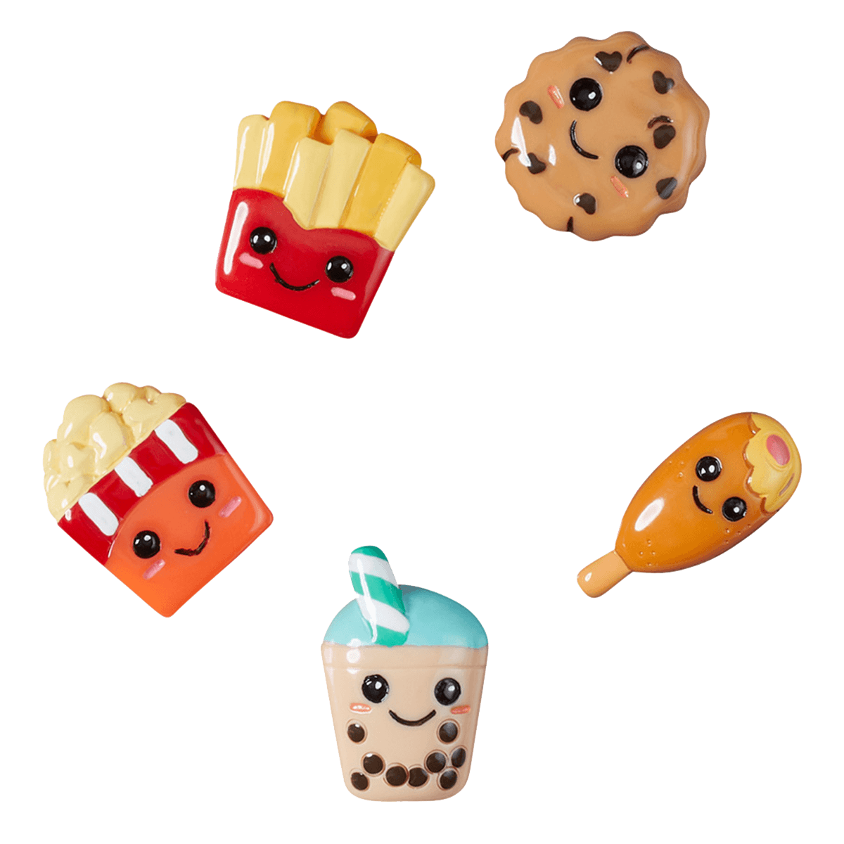 Bad But Cute Foods 5 Pack