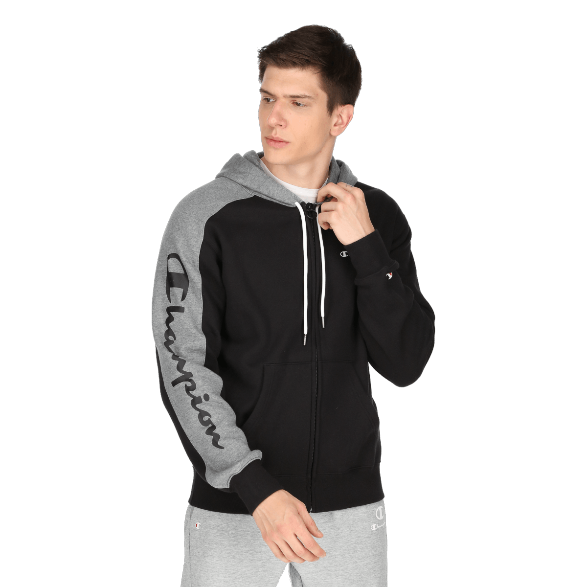 HOODED FULL ZIP SWEATSHIRT