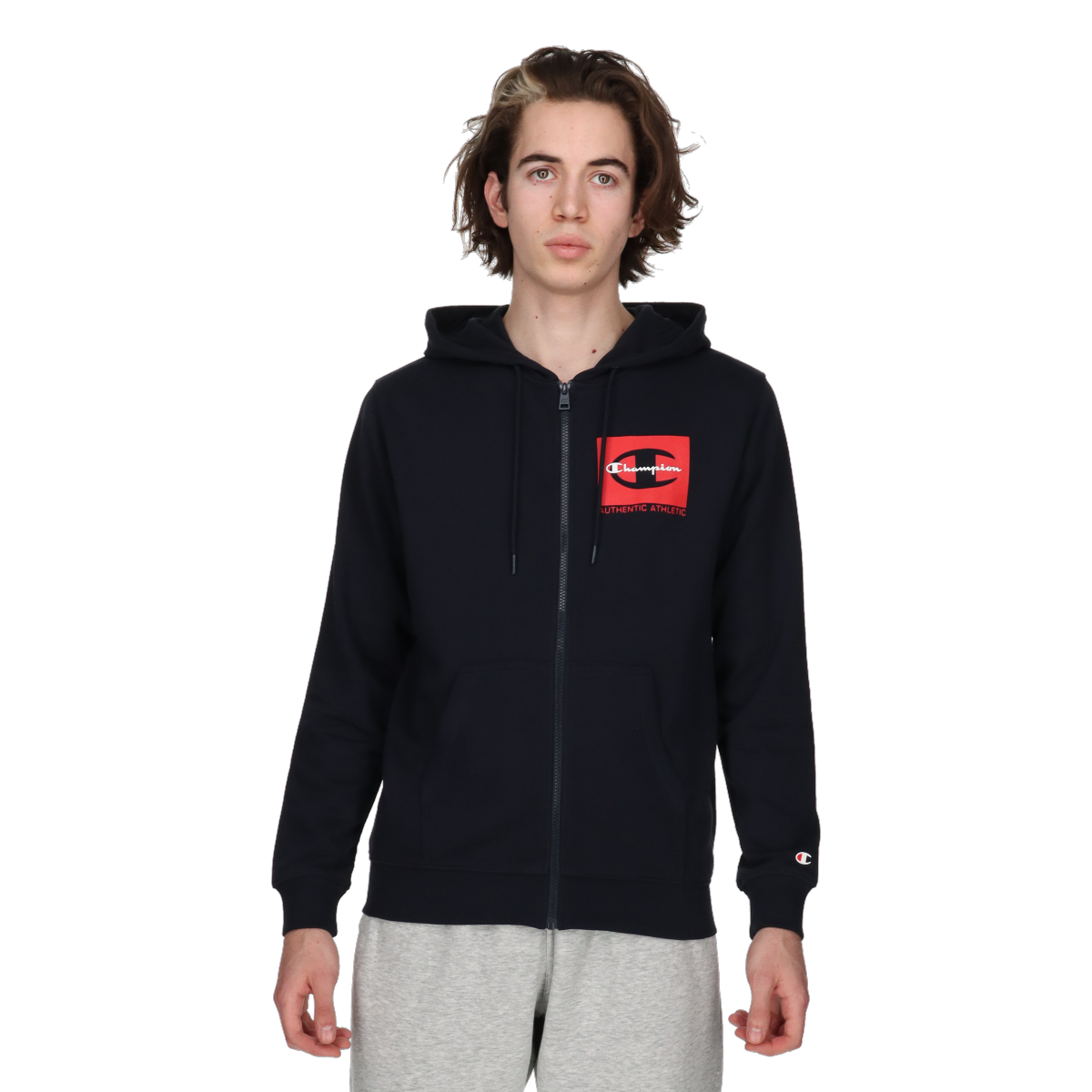 CLASSIC LABEL FULL ZIP HOODY