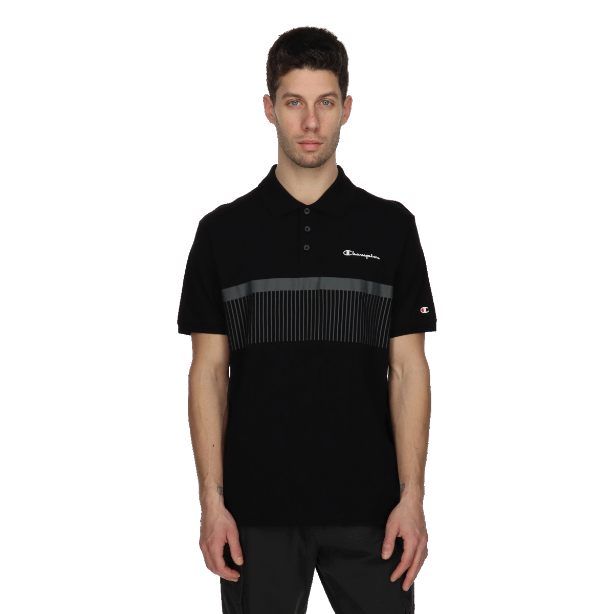 LINE POLO T-SHIRT