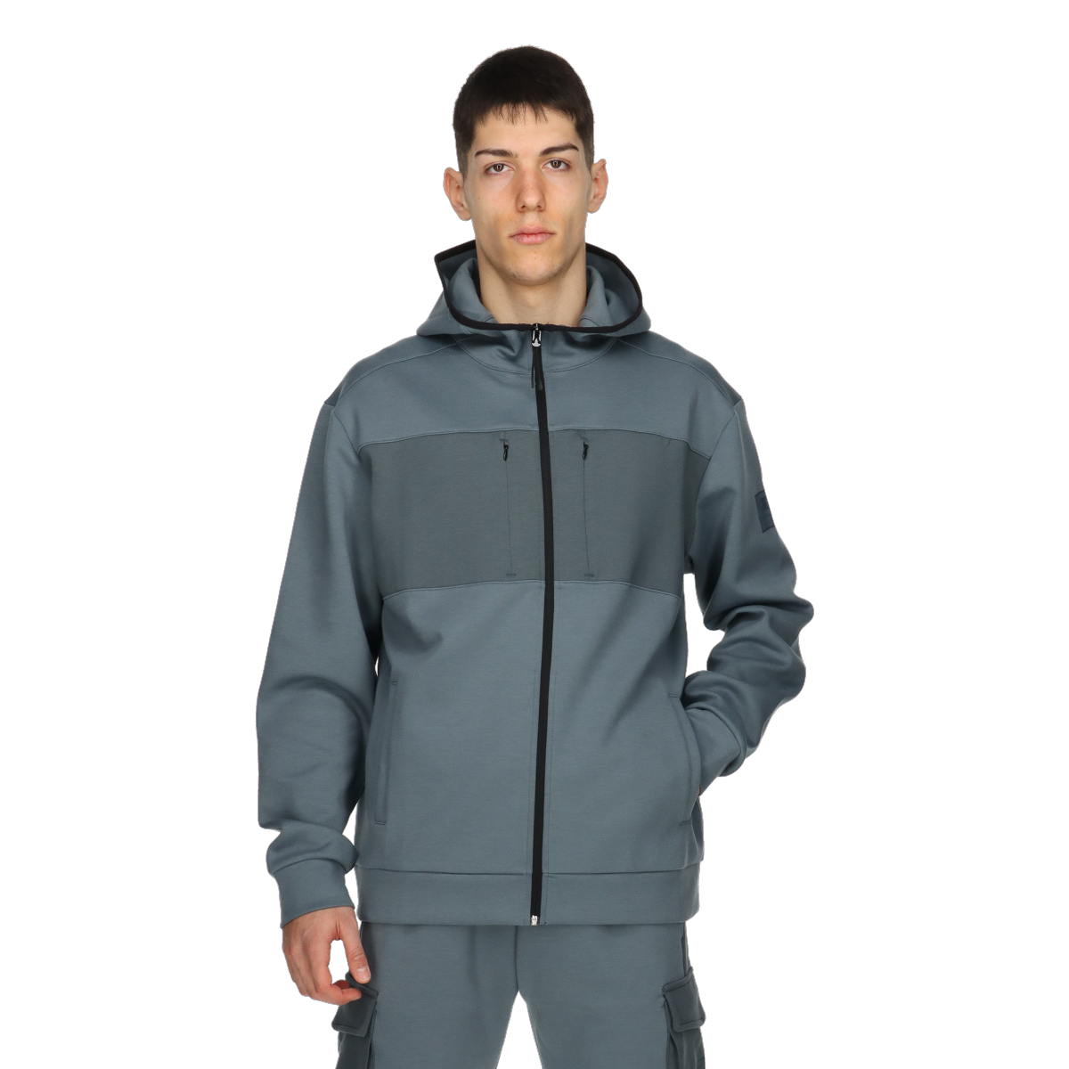 Hooded Full Zip Sweatshirt