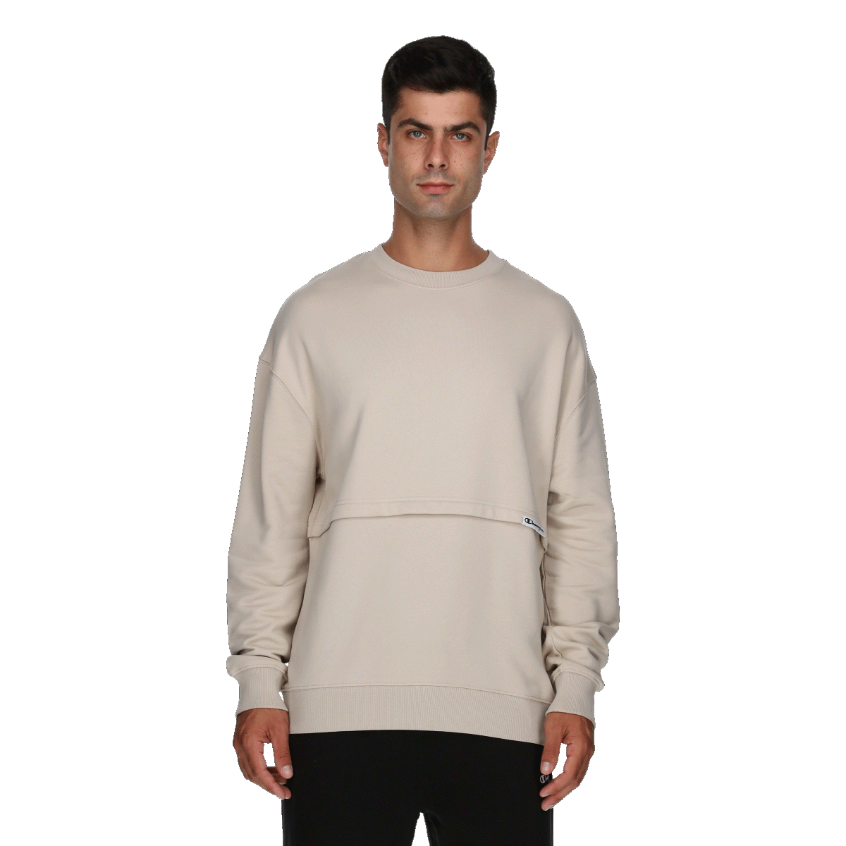 FOLD CREWNECK