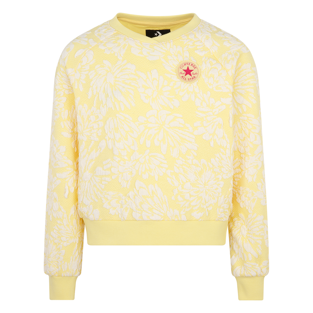 CNVG FLORAL JACQUARD CREWNECK