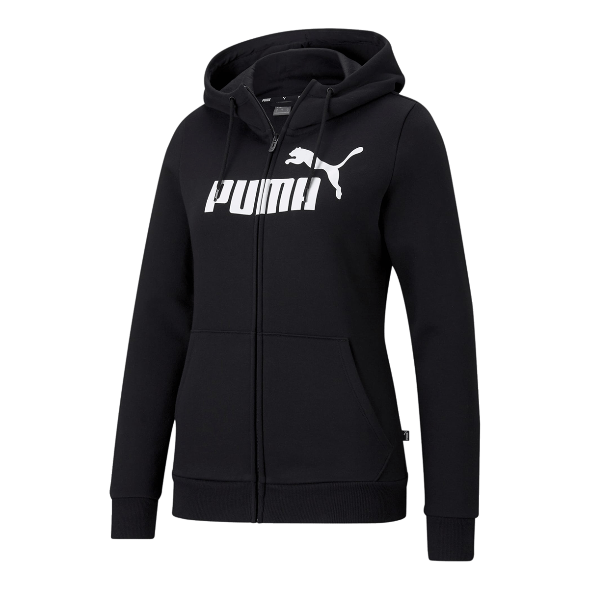 PUMA ESS Logo Full-Zip Hoodie FL