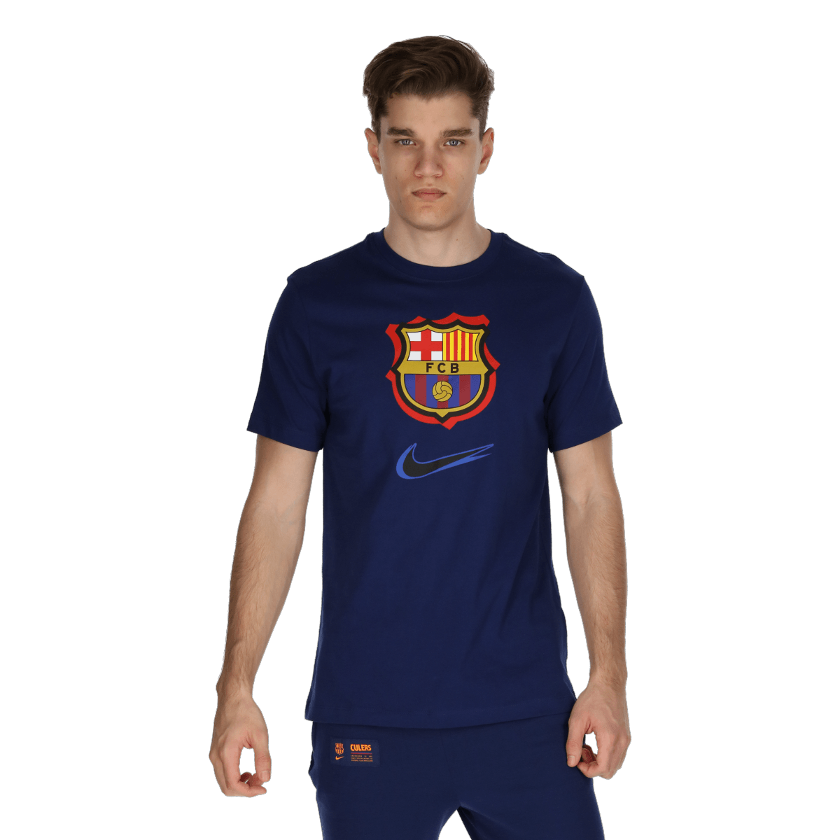 FCB M NK CREST 92TRAP TEE