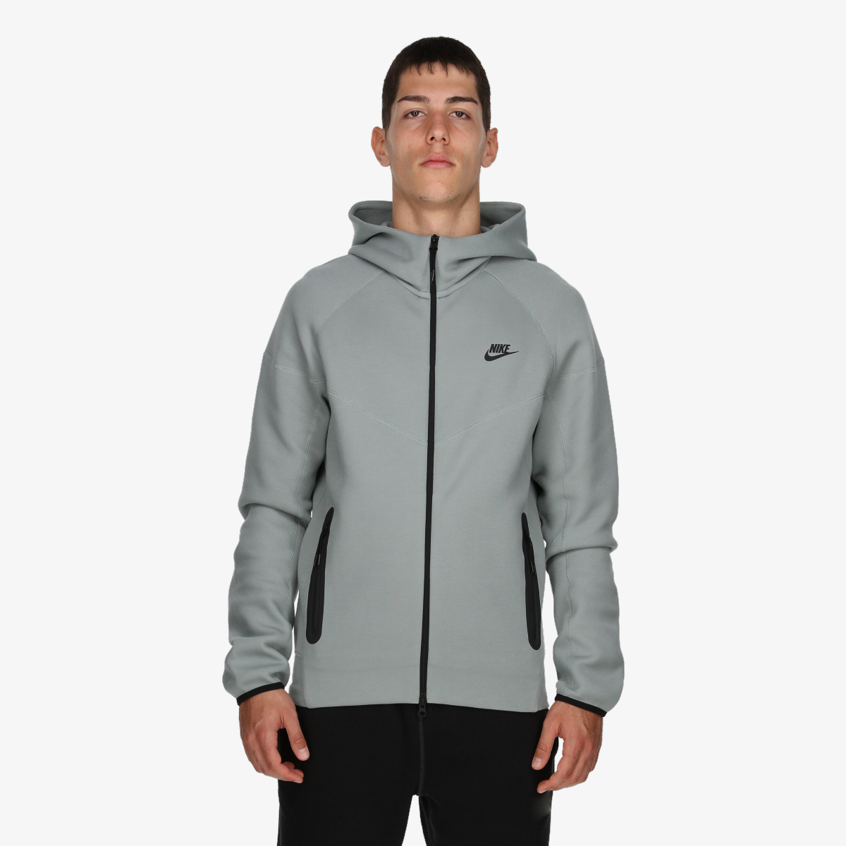 Hanorac cu gluga nike m discount nsw tch flc hoodie fz aop