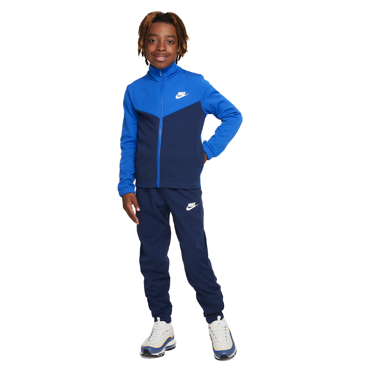 K NSW TRACKSUIT POLY FZ HBR