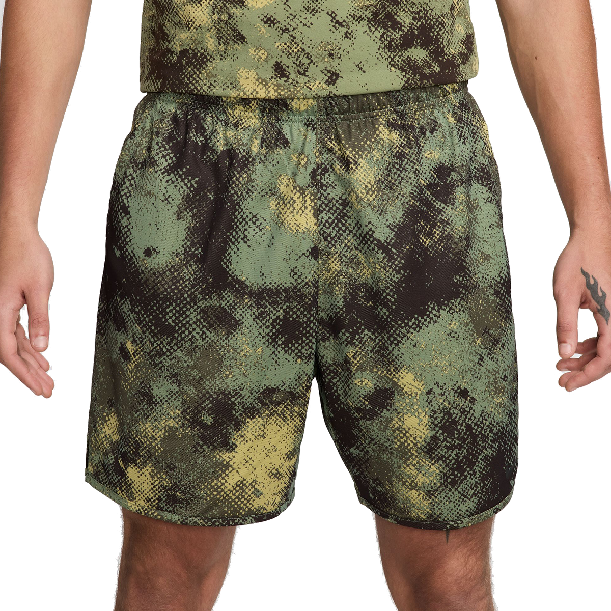 M NK DF CAMO TOT 7INUL SHORT